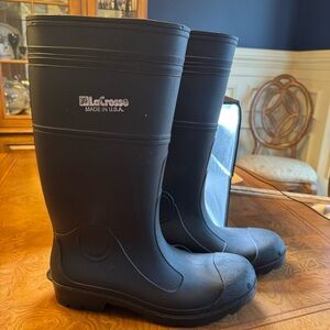 LaCrosse Black Rubber Boots size 13